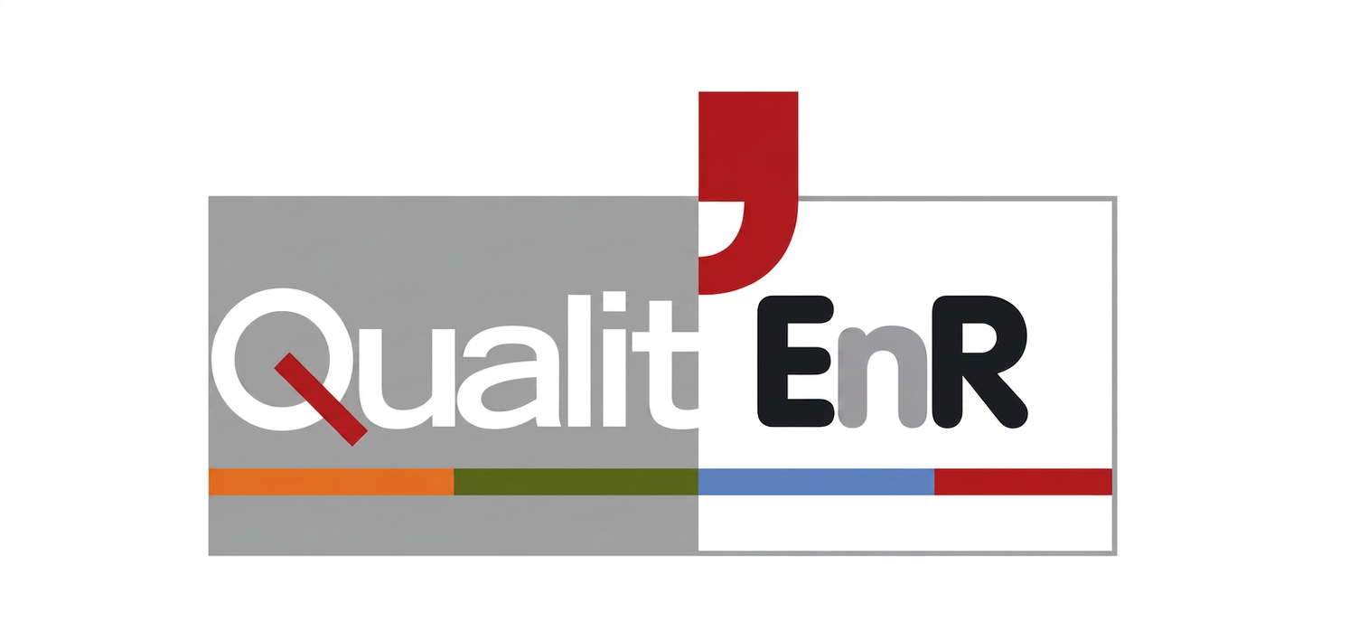 Logo Qualit'EnR — qualification officielle des installateurs en énergies renouvelables